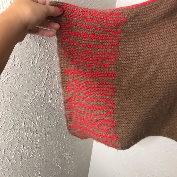 Wooden Ships Brown Embroidered Wool Knit Sweater - Picture 4 of 8